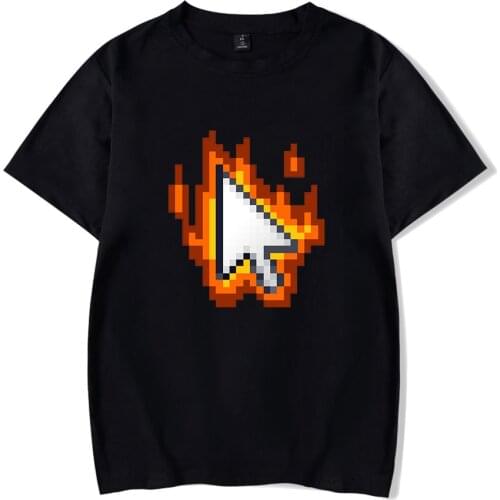 2021 Alan Becker Cotton Breathable T shirt HipHop Short Sleeve Hip hop Leisure Summer Harajuku Streetwear Parent-child outfit