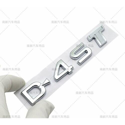 3D Chrome Metal D-4ST Car Trunk Rear Emblem Badge Decal Stickers Sport Limited