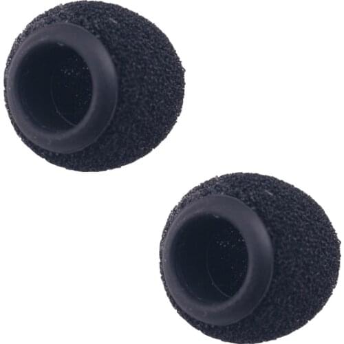 Canfon 2pcs Foam Windscreen Covers with Silicone Holder Compatible for SONY Audio-technica Lav-Mic with Diameter of 8.5-10mm