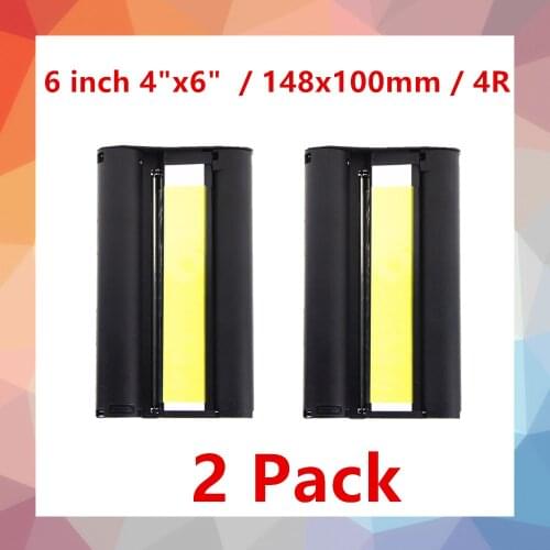 Color Ink Compatible for Canon Selphy Compact Photo Printer CP1200 CP1300 CP910 CP900 KP 108IN KP-36IN Cartridge