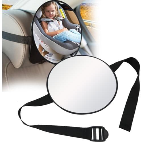 Baby Car Mirror Car Safety View Back Seat Mirror Baby Facing Rear Ward Infant Care Square Safety Kids Monitor