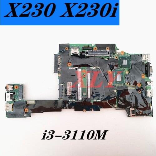 For Lenovo ThinkPad X230 Notebook Motherboard i3-3110M CPU 100% test free shipping
