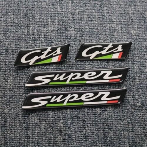 For Vespa GTS SUPER 300 GTS300 Sport Scooter 3D Stickers Body Shell Decals Emblem Reflective Logo