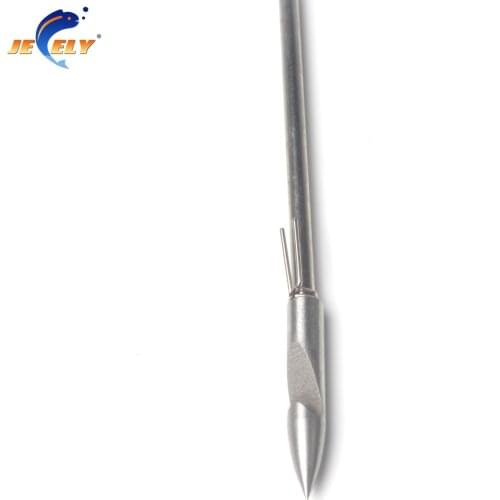 Jeely 1PC 150mm Stainless steel double wing 7mm spear tip for spearfishing speargun