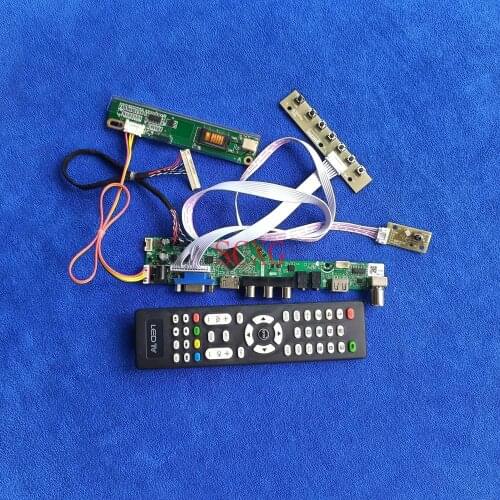 Kit 1CCFL For TX38D81VC1CAA/TX38D81VC1CAB/D LVDS 30-Pin HDMI-compatible VGA AV USB LCD screen drive board Analog Signal 1024*768