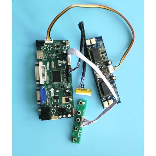 Kit for G170EG01 DVI VGA Driver HDMI Monitor Screen Controller board 30pin 17" 1280X1024 DIY M.NT68676 LVDS 4 lamps