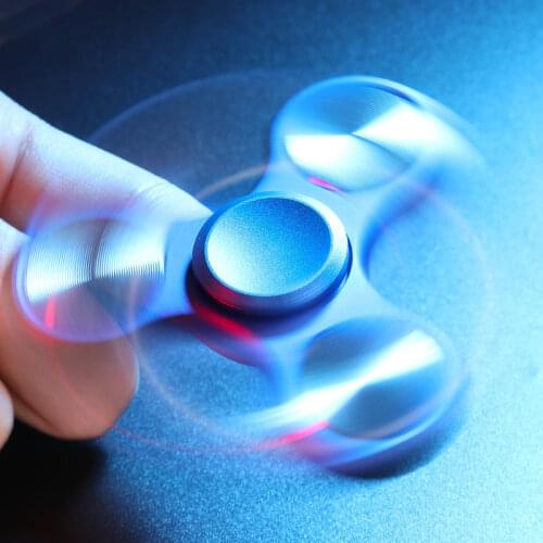 Metal Tri-Spinner Fidget Spinner Stress relief Hand Spinner Gyro toy Antistress Toys High Quality for Kids Adult Xmas Funny Gift
