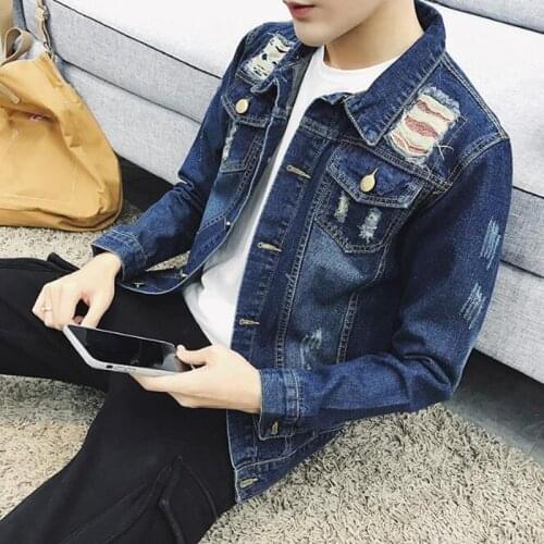 Nice Pop Autumn Winter Fashion Jeans Jackets Men Denim Coat Slim Fit Mens Jackets And Coats Plus Size Casual Bomber Jacket Male