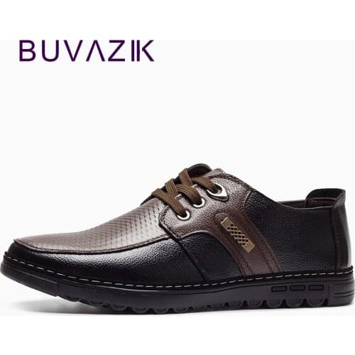 2018 Genuine leather mens casual shoes Moccasins lace-up soft bottom comfortable basic flats shoes men handmade Brand Design