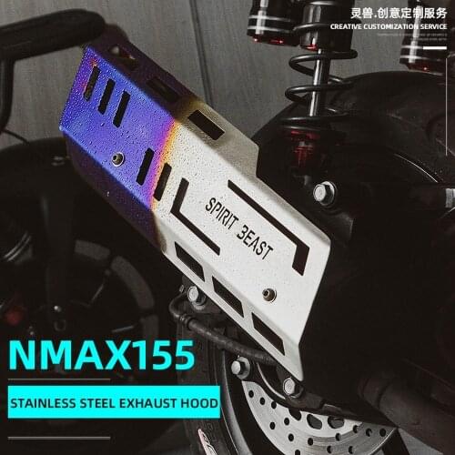 Motorcycle Exhaust Pipe Protector Heat Shield Guard Anti-scalding Cover Parts For YAMAHA NMAX N-MAX 155 KYMCO SYM Benelli BMW