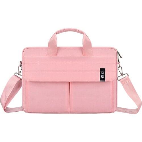 Laptop Shoulder Bag 15 14 15.6-Inch Laptop or Tablet Sleek Durable and Water-Repellent Fabric Lightweight Toploader Business