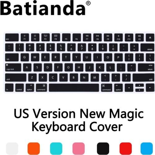 New US Version Magic Wireless keyboard Silicone Keyboard Cover Protector Skin for Apple New Magic Keyboard 2 Release in 2015