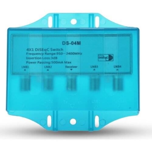 New Arrival Waterproof Diseqc Switch 4x1 Strong Diseqc Multiswitch Premium Satellite Flat LNB for TV Receiver Wholesale