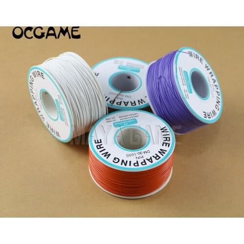 OCGAME 250 Meters Electrical Wire Wrapping Wire Wrap 10 Colors Single Strand Copper AWG30 Cable OK Wire & PCB Wire DIY CABLE