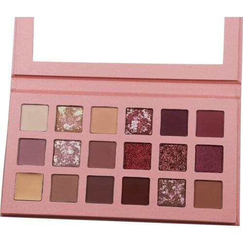 5 Piece Nude Earth Color 18 Colors Eyeshadow Palette Private Label Matte Shimmer Pigment Eye Makeup Pallete Low Moq Custom Logo