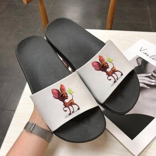 Sandals Women Summer Girls Cartoon Shoes for Woman Indoor Outdoor Slippers 2021 New Cute Animal Beach Flip Flops Shoes Women