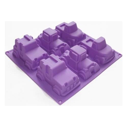 Car Chocolate Soap Muffin Cupcake Jelly Silicone Mold Pan Mould