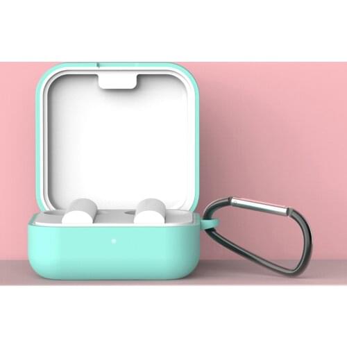 Silicone Protective Earphone Case For Xiaomi Mi Air 2 SE Bluetooth Headset Boxs For Xiaomi Mi Air 2 SE Earphones Cover with Hook