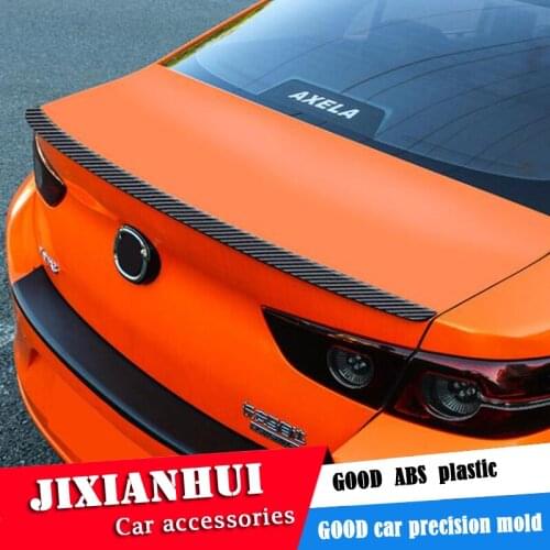 For Mazda 3 Axela Spoiler 2020-2021 Mazda3 Axela XXk Spoiler ABS plastic Material Car Rear Wing Color Rear Spoiler
