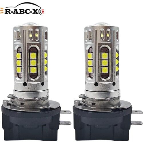 RUIANDSION 2X C'REE 25SMD Super Bright 2000Lm 14W H11B H8B H9B Car Motorcycle Headlight 10-30V 12V 24V 6000K For KIA Ford Fiesta