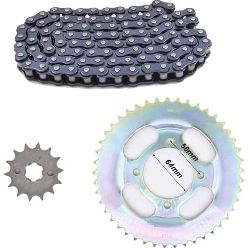 High Quality Motorcycle Front Rear Sprocket Chain 428H 112L 14T/45T for Honda SDH125-B SDH125-V SDH125-50 SDH125-50A SDH125-52