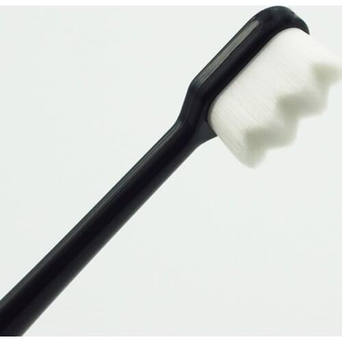 Dense Soft Black Bamboo Toothbrush Eco friendly Brush Tooth Dents Soft Charcoal Toothbrush Adults Kids
