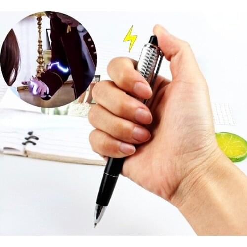 2021 Shock eléctrico pluma juguete de aparato de broma divertida broma y truco novedad amigo mejor regalo envío gratuito xd