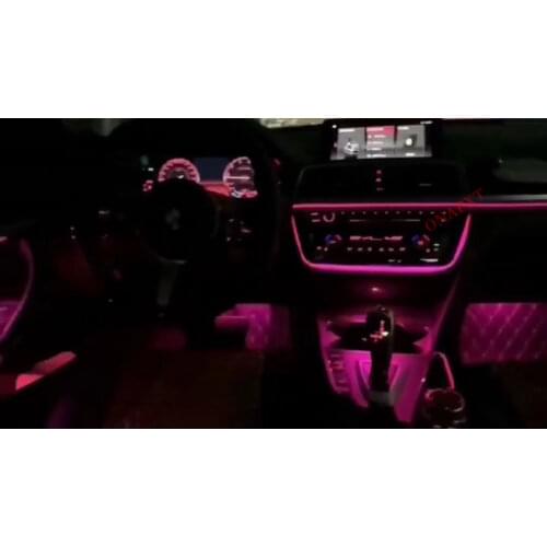 3GT Atmosphere Lamp Trim Luminous Ambient Light Car Front Door Tweeter Panel Decorative Speaker Cover For BMW 3 Series GT F34