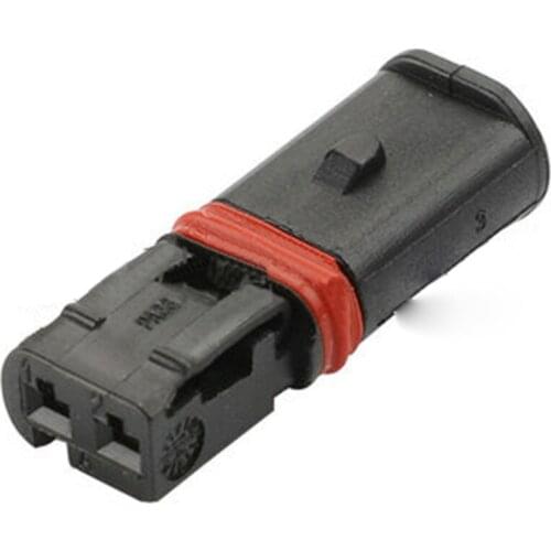 5/10/20/50/100sets 2pin plastic housing plug auto wiring harness unsealed cable connector "