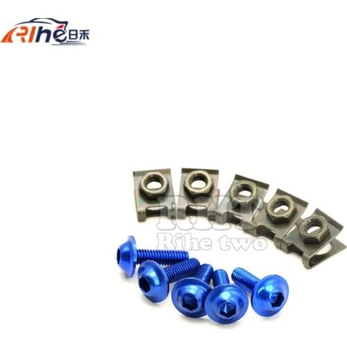 5 pieces 6mm motorbike fairing body screws body screws for mv agusta f4 rr agusta f4 rr 12 13 15 16 honda cr 250 f4i cbr1100xx