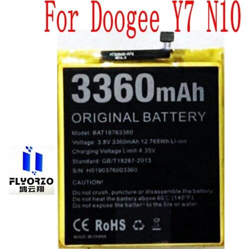 New High Quality 3360mAh BAT18763360 Battery For Doogee Y7 N10 Mobile Phone