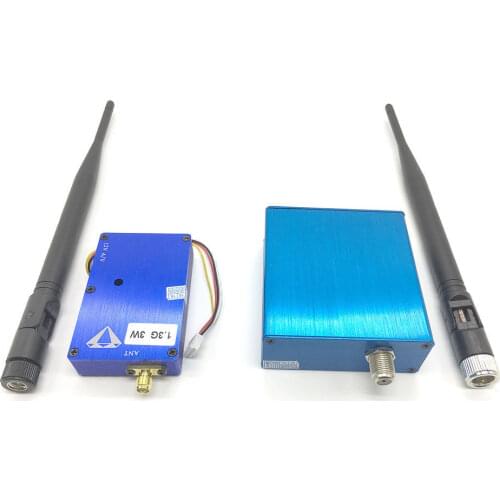 Long Distance 1.3GHz 3W Audio Video Transmitter Receiver FPV For RC Helicopter