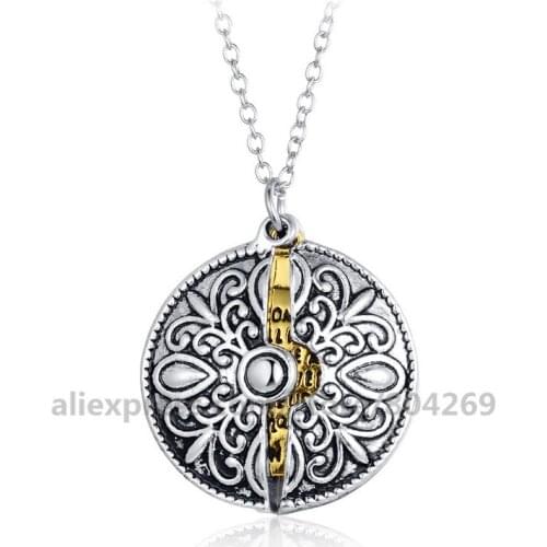 Personality Round Pendant Necklace High Quality Fashion Ladies Sunflower Adjustable Pendant Necklace For Cool Girls