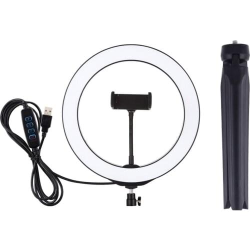 Selfie lamp, mobile phone stand LED Selfie Ring Light with Cell Phone Holder Stand for Live Stream and Makeup