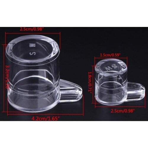 Ant Feeder Water Feed Area For Ant Nest House Farm Acrylic Round Drinking Bowl