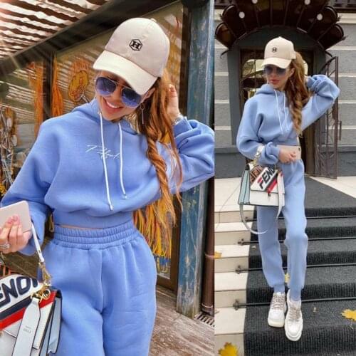 2021NEW pattern Print Off Tracksuit Womens Set Two Piece Sleeve Colorblock Top and Pants Suit Summer Long Pants Sets