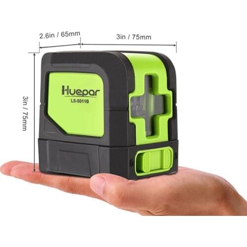 Hot selling Mini Cross line green Laser Level HP9011G, green Beam Self leveling Cross 2 green Line Laser Level