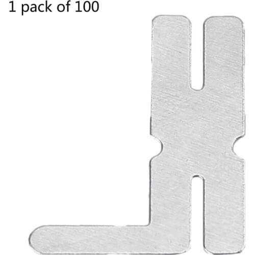 62KC H type Nickel Plated Steel Strip Sheets 100pcs 8x25x18cm for Battery Welding