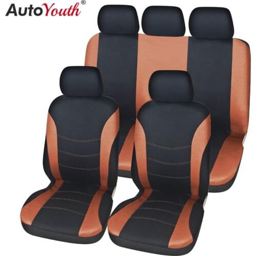 Autoyouth New Leopard Printing Breathable Summer Seat cover 9Pc Universal Fit Most Brand Vehicle Interior Accessories Seat Cover