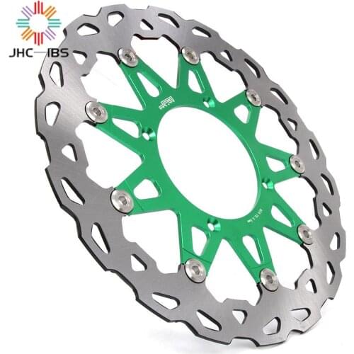 Motorcycle 320MM Front Floating Brake Disc Rotor For KAWASAKI KX125 KX250 KX250F KLX450R KX450F KX 125 250 250F 2006-2015
