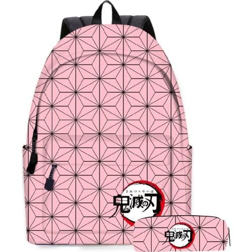 Anime Demon Slayer Tanjirou Agatsuma Zenitsu Tomioka Giyuu Kochou Shinobu Backpack schoolbag Bag Model Collection Gift