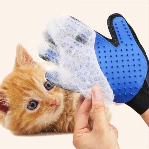 Pet Grooming Gloves Silicone Dog/Cat Comb Dehairing Gloves Dog Bathing Cleaning Supplies PROSTORMER Animal Comb