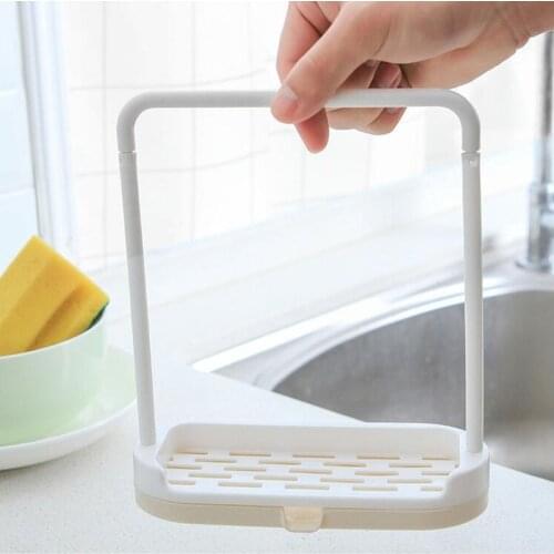 Cloth Holder For Towel Cloth Hanger Sink Sponge Holder Shelf For Kitchen Bathroom Cloth Drainage Organizer