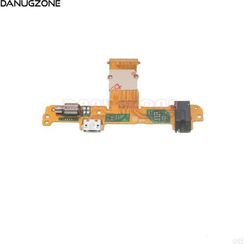 USB Charging Port Connector Charge Dock Socket Audio Earphone Jack Flex Cable With Vibrator For Huawei Mediapad 10 Link S10-231