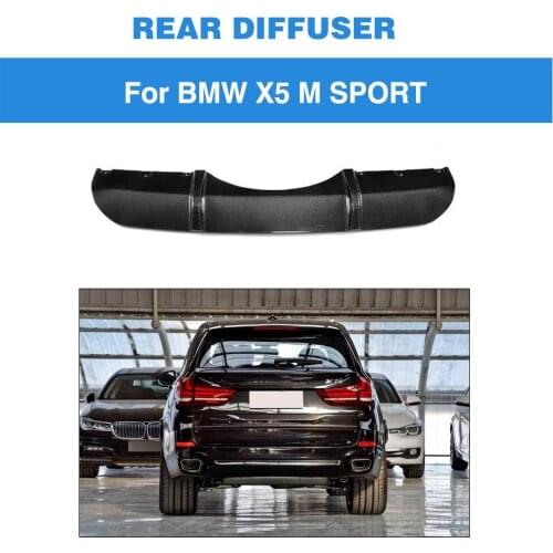 Carbon Fiber Rear Lip Diffsuer for BMW F15 X5 M-sport 2014 - 2018 M-Tech Car Styling Rear Bumper Lip Spoiler