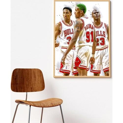 Famous Basketball Star Photography Wall Pictures Basketball Player Canvas Art Prints Modern Boys Room Decor Fans Gift