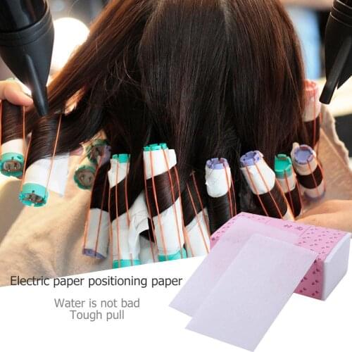 100 sheets Salon Hair Perming Paper Hair Curler Salon High Temperature Resistant Blanching Perm Paper Electric Hair Paper Curls