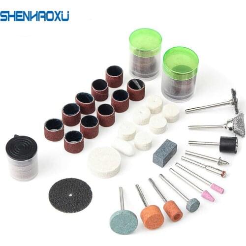 105Pcs Accessories Rotary Tools Set Abrasive For Dremel Electric Drill Wood Metal Engraving Cutting Grinding Carving Polishing