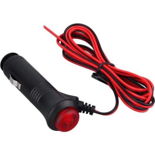 12V 24V Motorcycle Car Motorbike Cigarette Lighter Durable 1.5m Power Plug Connector Socket Outlet Interior Parts