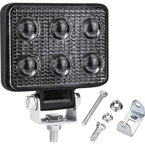 3inch 48W 6LED Work Light Spotlight Car SUV ATV Off-Road Driving Fog Lamps Dust-proof 12V 24V LED Work Light Fog Lamps for Jeep